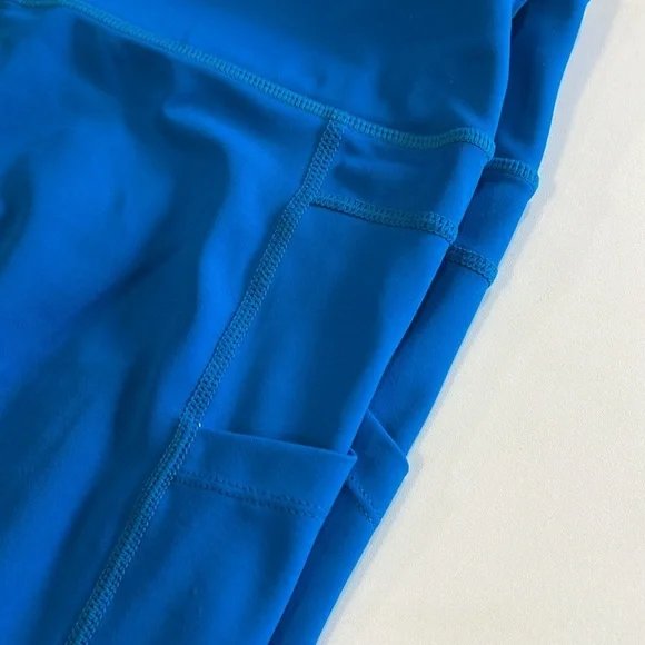 ZYIA Active Royal Electric Blue Leggings - 8-10 - Picture 2 of 5